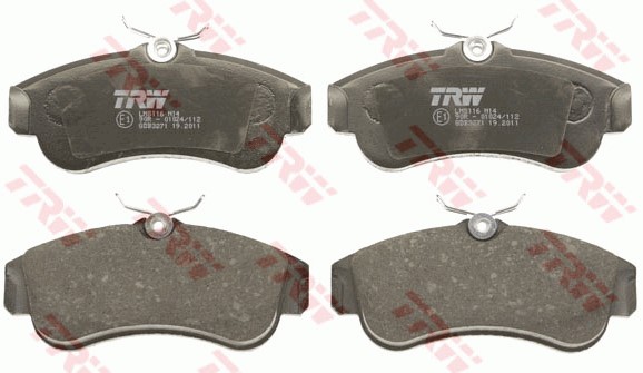 Bromsbeläggsats, Framaxel Trw GDB3271 TRW