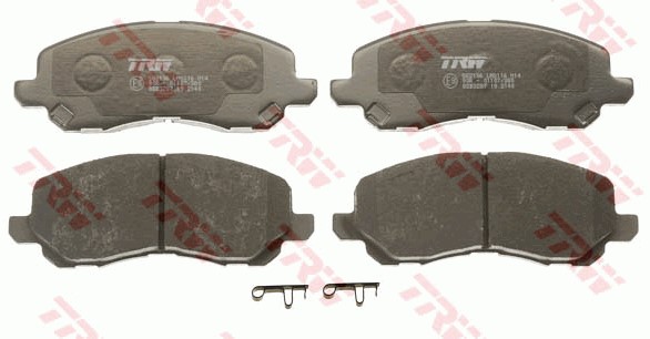 Bromsbeläggsats, Framaxel Trw Cotec GDB3287 TRW
