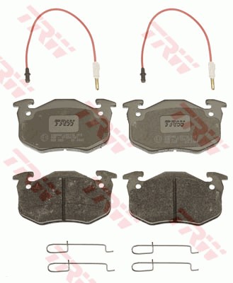 Bromsbeläggsats, Framaxel Trw Cotec GDB328 TRW