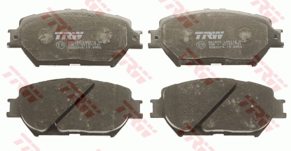 Bromsbeläggsats, Framaxel Trw Cotec GDB3314 TRW