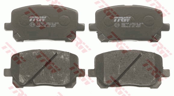 Bromsbeläggsats, Framaxel Trw Cotec GDB3315 TRW