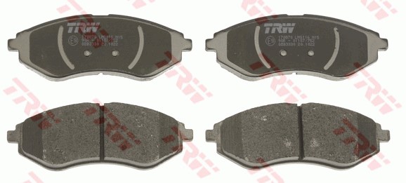 Bromsbeläggsats, Framaxel Trw Cotec GDB3330 TRW