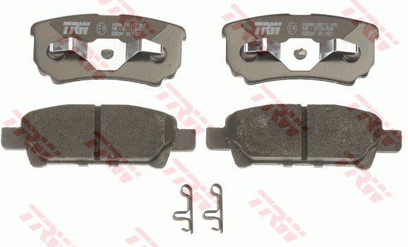 Bromsbeläggsats, Bakaxel Trw Cotec GDB3341 TRW