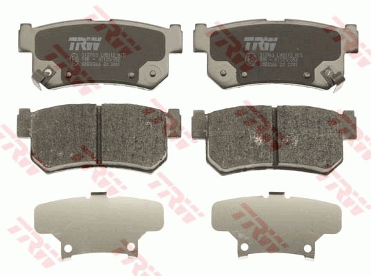 Bromsbeläggsats Solid, Bakaxel Trw Cotec GDB3366 TRW