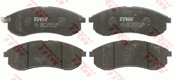 Bromsbeläggsats, Framaxel Trw Cotec GDB3380 TRW