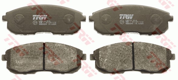 Bromsbeläggsats, Framaxel Trw GDB3390 TRW Bromsbeläggsats, Framaxel Trw GDB3390 TRW