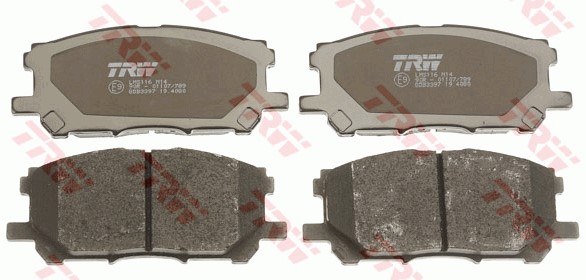 Bromsbeläggsats, Framaxel Trw Cotec GDB3397 TRW