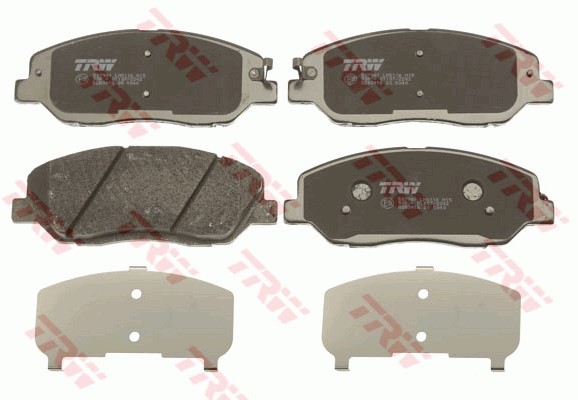 Bromsbeläggsats, Framaxel Trw Cotec GDB3418 TRW