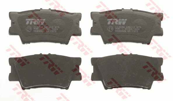 Bromsbeläggsats, Bakaxel Trw Cotec GDB3426 TRW