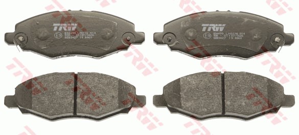 Bromsbeläggsats, Framaxel Trw GDB3427 TRW