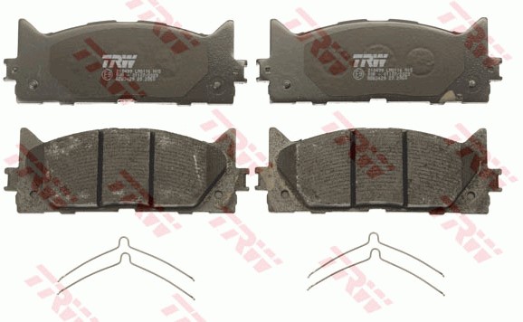 Bromsbeläggsats, Framaxel Trw Cotec GDB3429 TRW