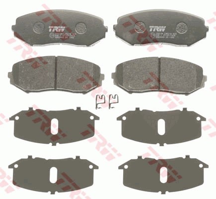 Bromsbeläggsats, Framaxel Trw Cotec GDB3443 TRW