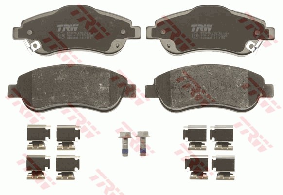 Bromsbeläggsats, Framaxel Trw Cotec GDB3445 TRW