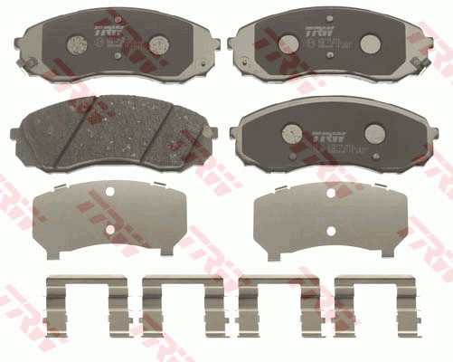 Bromsbeläggsats, Framaxel Trw Cotec GDB3448 TRW