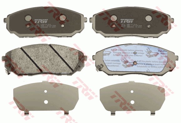Bromsbeläggsats, Framaxel Trw GDB3452 TRW