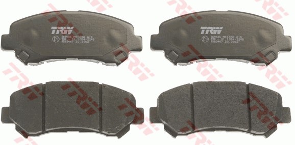 Bromsbeläggsats, Framaxel Trw Cotec GDB3467 TRW