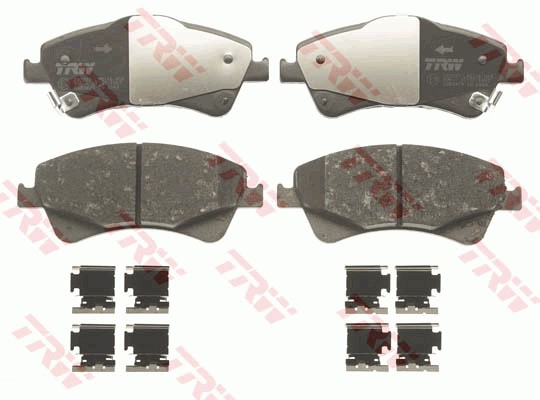 Bromsbeläggsats, Framaxel Trw Cotec GDB3479 TRW