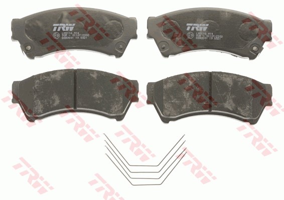 Bromsbeläggsats, Framaxel Trw Cotec GDB3501 TRW