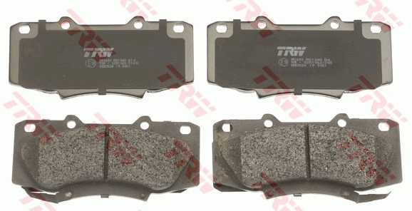 Bromsbeläggsats, Framaxel Trw Cotec GDB3528 TRW