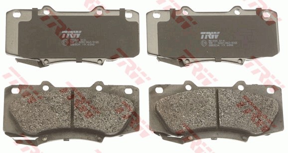 Bromsbeläggsats, Framaxel Trw Cotec GDB3534 TRW