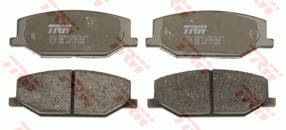 Bromsbeläggsats, Framaxel Trw Cotec GDB383 TRW