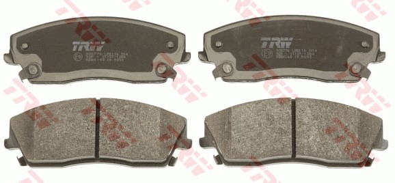Bromsbeläggsats, Framaxel Trw GDB4140 TRW