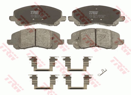 Bromsbeläggsats, Framaxel Trw GDB4141 TRW