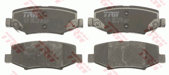 Bromsbeläggsats, Bakaxel Trw Cotec GDB4145 TRW