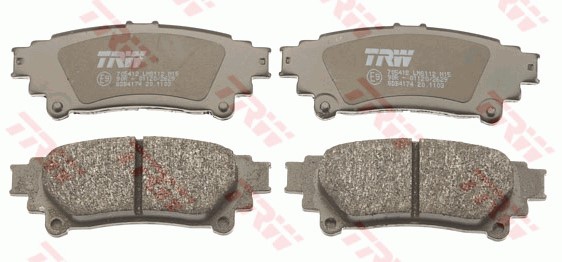 Bromsbeläggsats, Bakaxel Trw Cotec GDB4174 TRW