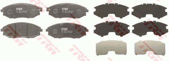 Bromsbeläggsats, Framaxel Trw Cotec GDB4179 TRW