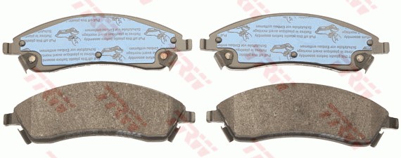 Bromsbeläggsats, Framaxel Trw GDB4451 TRW