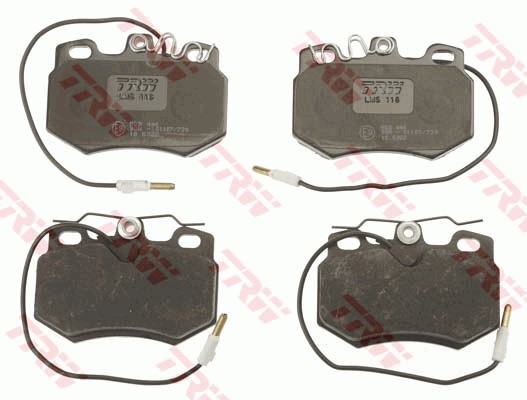 Bromsbeläggsats, Framaxel Trw Cotec GDB446 TRW