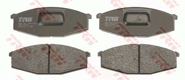 Bromsbeläggsats, Framaxel Trw GDB747 TRW