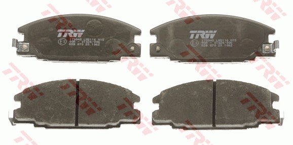 Bromsbeläggsats, Framaxel Trw Cotec GDB870 TRW
