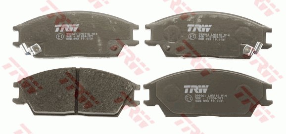 Bromsbeläggsats, Framaxel Trw Cotec GDB893 TRW
