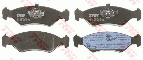 Bromsbeläggsats, Framaxel Trw Cotec GDB953 TRW