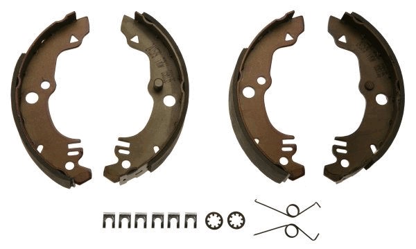 Bromsbackar, sats, Bakaxel Trw GS6135 TRW