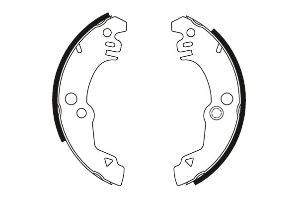 Bromsbackar, sats, Bakaxel Trw GS6135 TRW