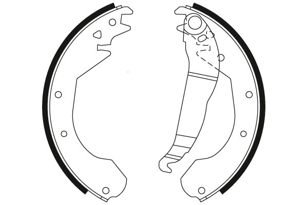 Bromsbackar, sats, Bakaxel Trw GS6211 TRW Bromsbackar, sats, Bakaxel Trw GS6211 TRW