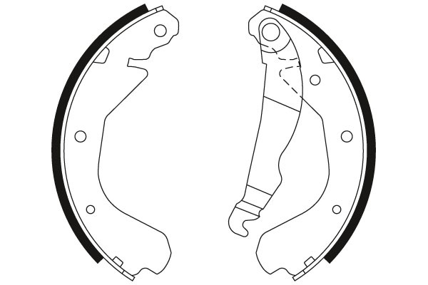 Bromsbackar, sats, Bakaxel Trw GS6212 TRW