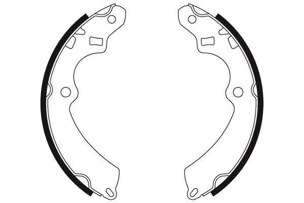 Bromsbackar, sats, Bakaxel Trw GS6242 TRW