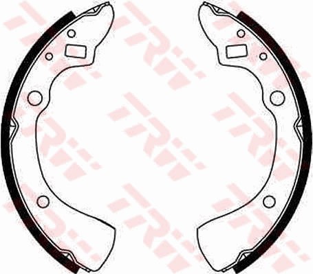 Bromsbackar, sats, Bakaxel Trw GS8125 TRW