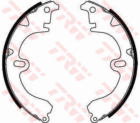 Bromsbackar, sats, Bakaxel Trw GS8181 TRW