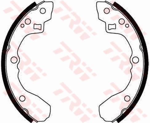 Bromsbackar, sats, Bakaxel Trw GS8205 TRW