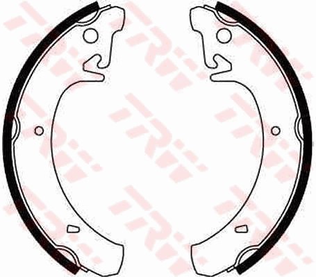 Bromsbackar, sats, Bakaxel Trw GS8210 TRW