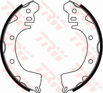 Bromsbackar, sats, Bakaxel Trw GS8221 TRW
