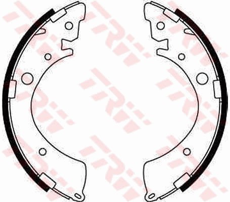 Bromsbackar, sats, Bakaxel Trw GS8245 TRW