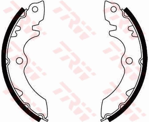 Bromsbackar, sats, Bakaxel Trw GS8247 TRW