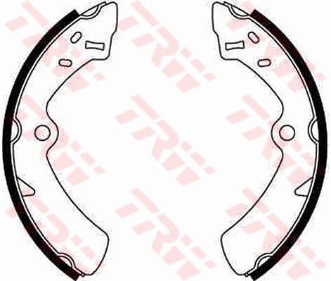 Bromsbackar, sats, Bakaxel Trw GS8260 TRW