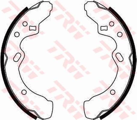 Bromsbackar, sats, Bakaxel Trw GS8288 TRW